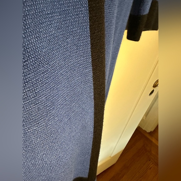 Alice + Olivia royal blue 3/4 sleeve sweater dress with black stripes - size M - Picture 5 of 9